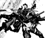 Samura and Chihiro (Image via Shueisha)